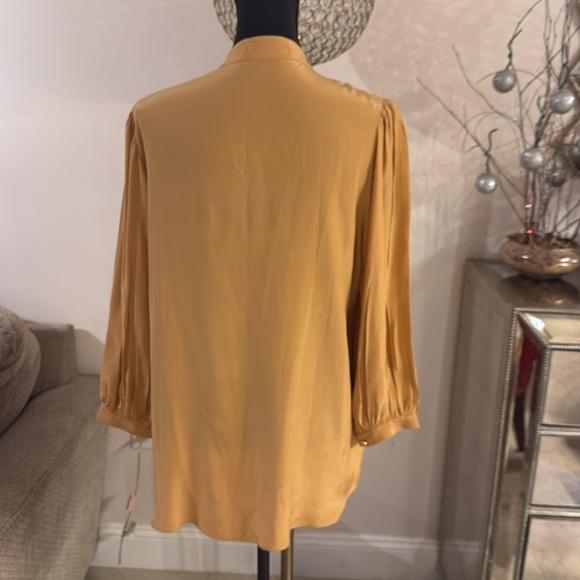 Carlos Miele silk beaded blouse size medium - Picture 4 of 5